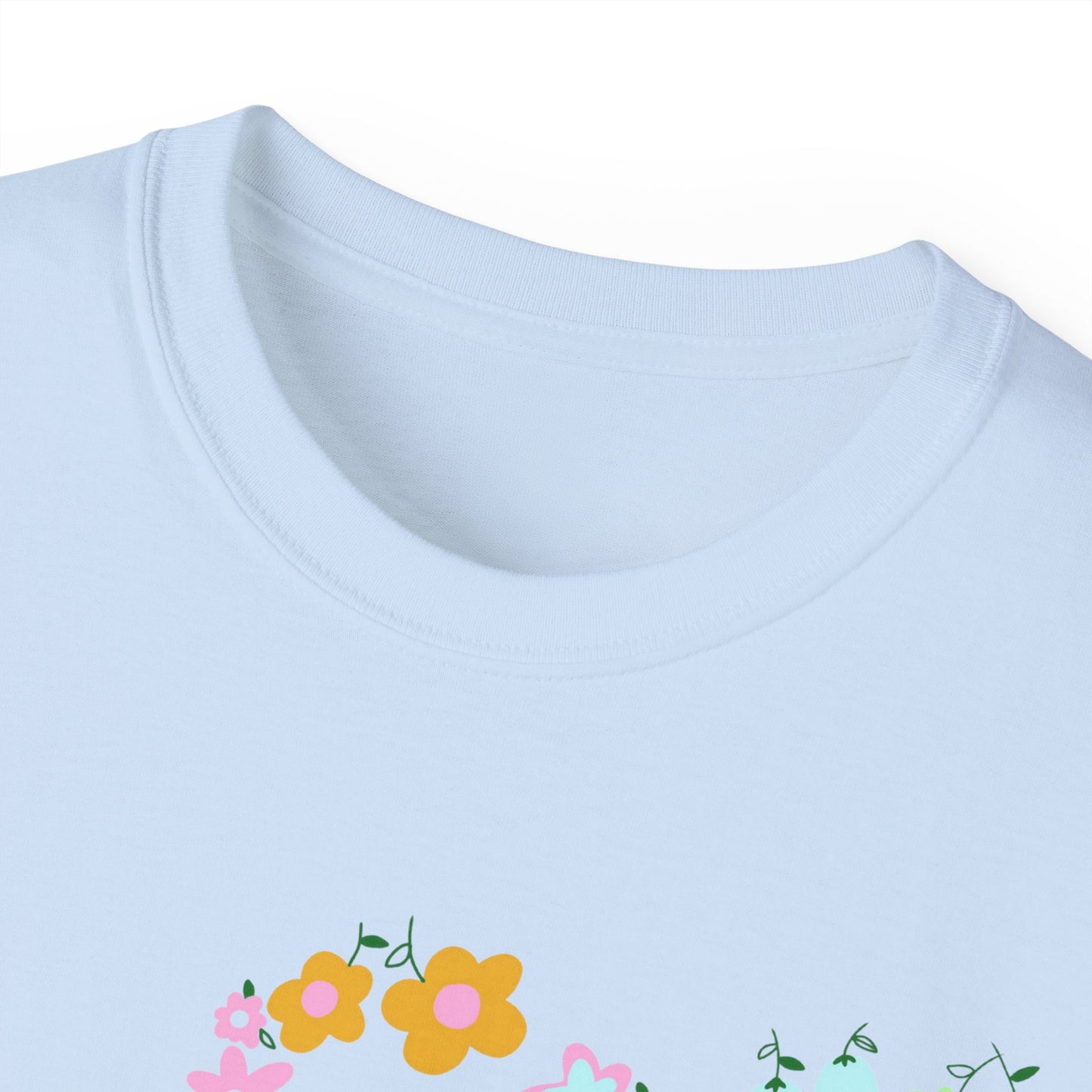 Unisex Ultra Cotton Tee Ghost Flower Heart - ihadotherplans