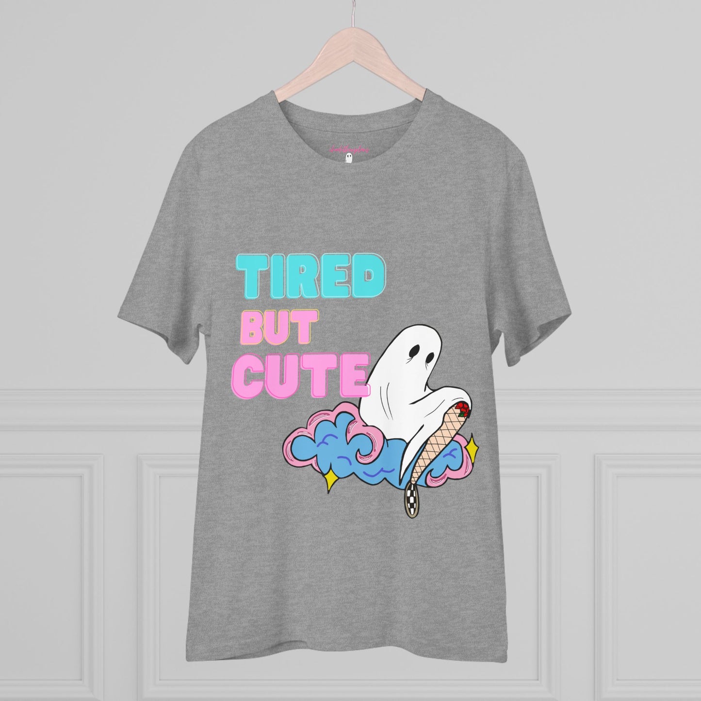 Cute But Tired Ghost on Cloud T-Shirt - ihadotherplans