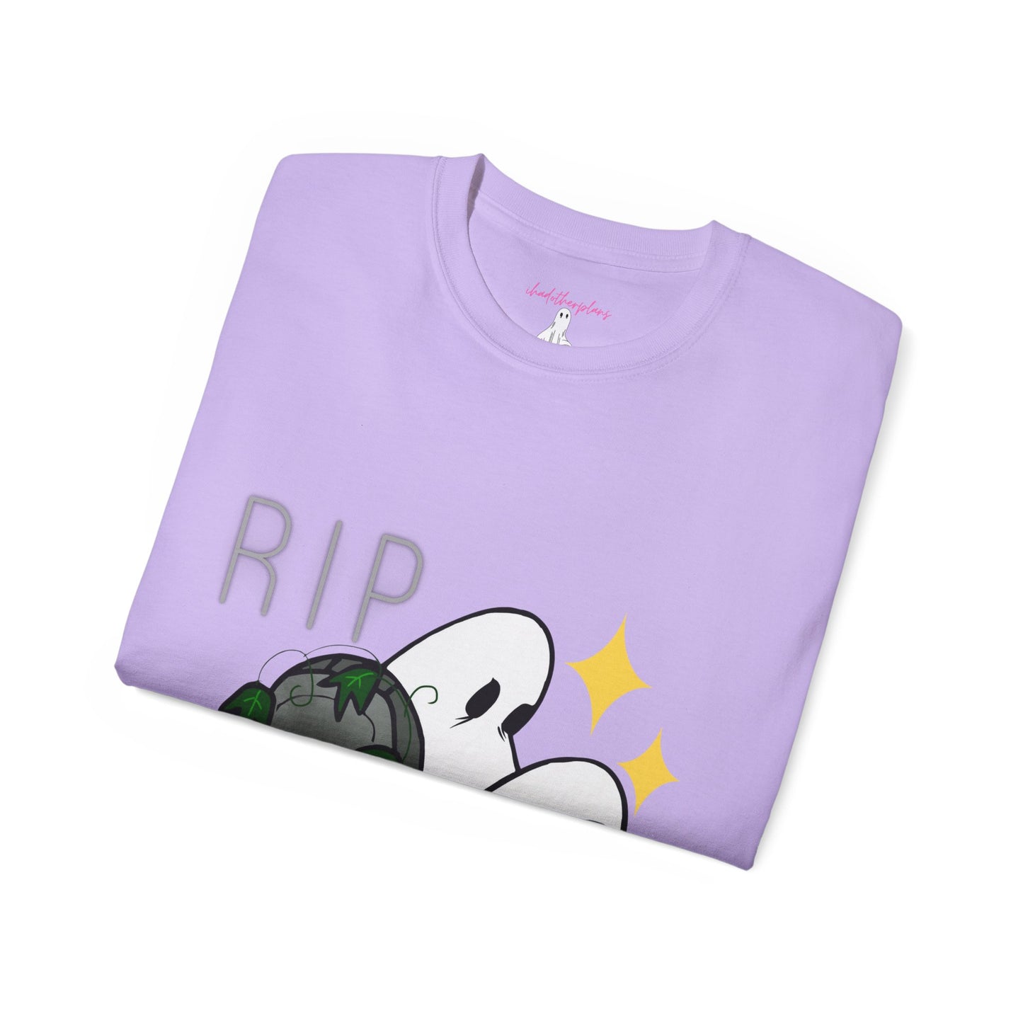 RIP Motivation Sheet Ghost T-Shirt Unisex Ultra Cotton Tee -ihadotherplans