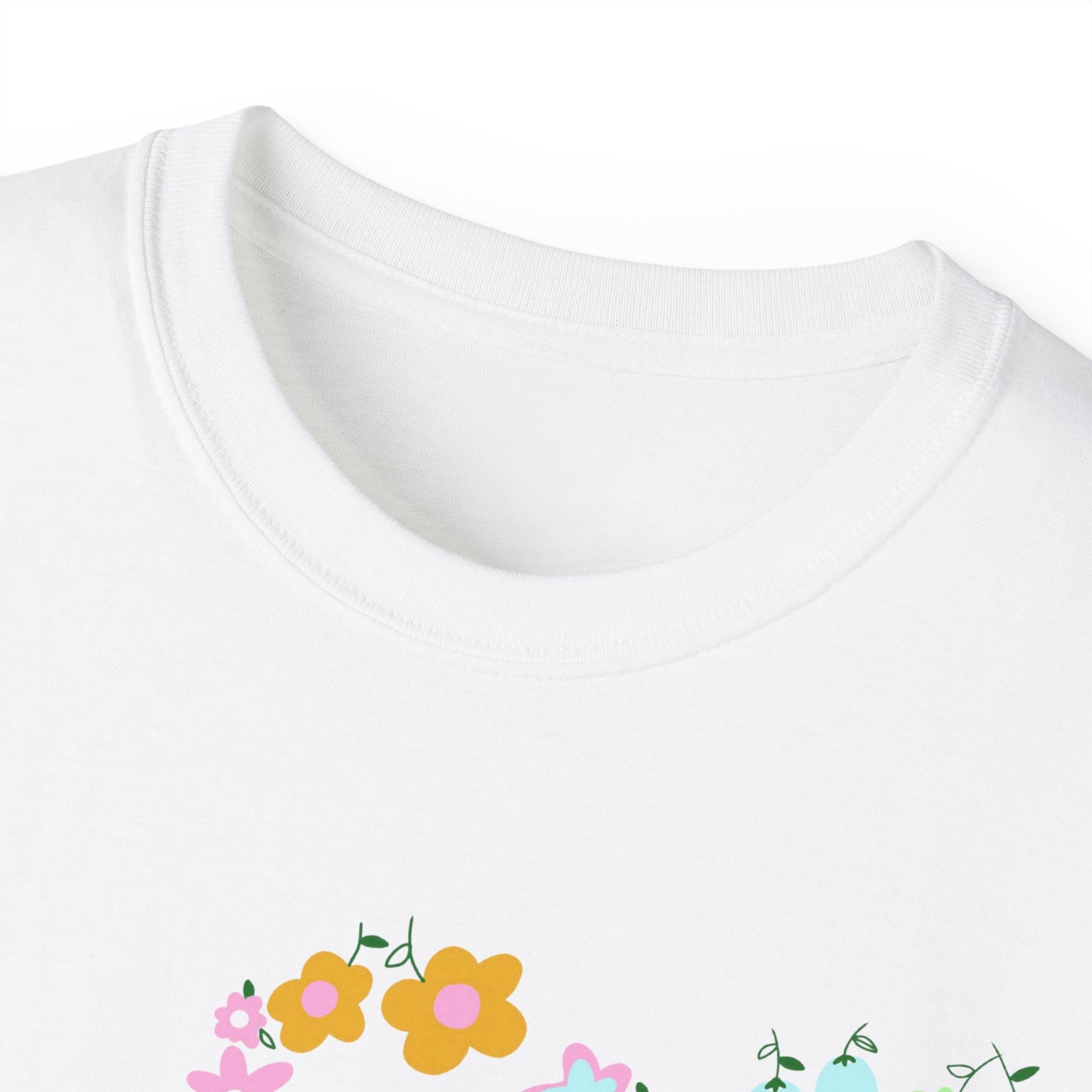 Unisex Ultra Cotton Tee Ghost Flower Heart - ihadotherplans