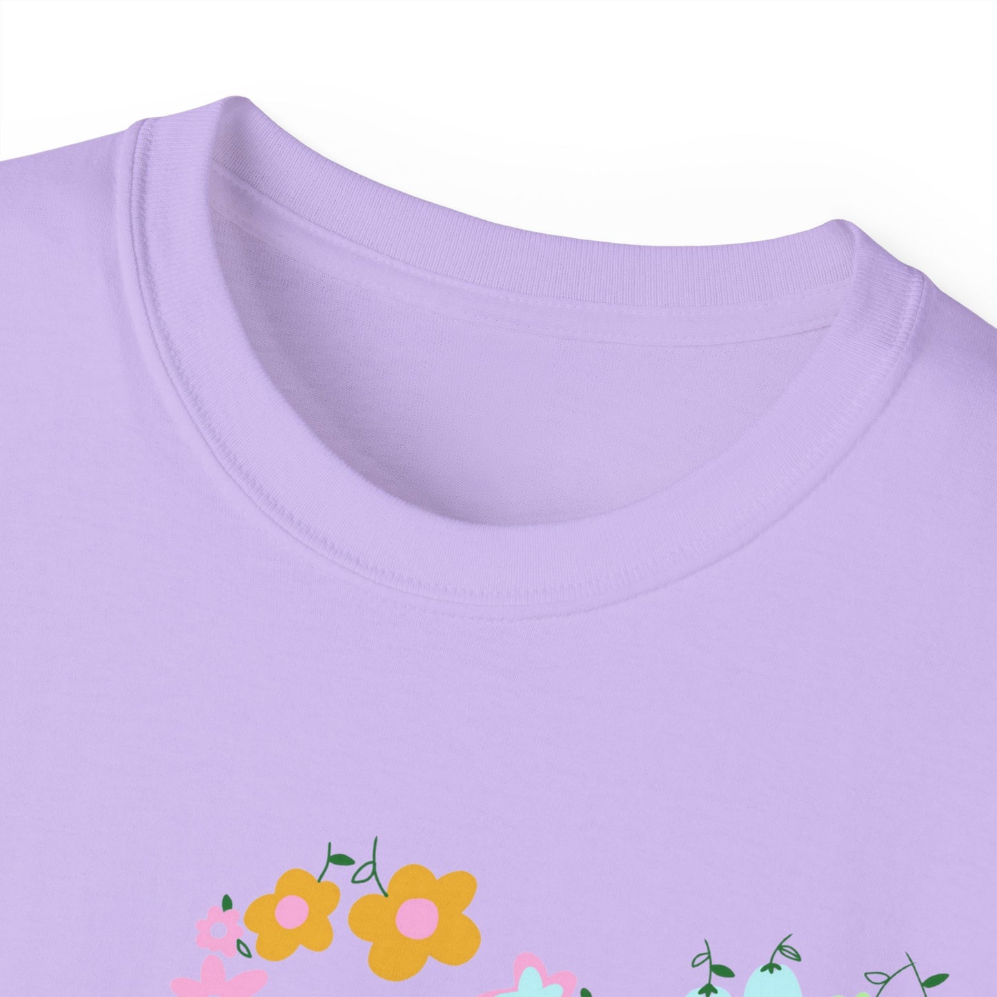 Unisex Ultra Cotton Tee Ghost Flower Heart - ihadotherplans