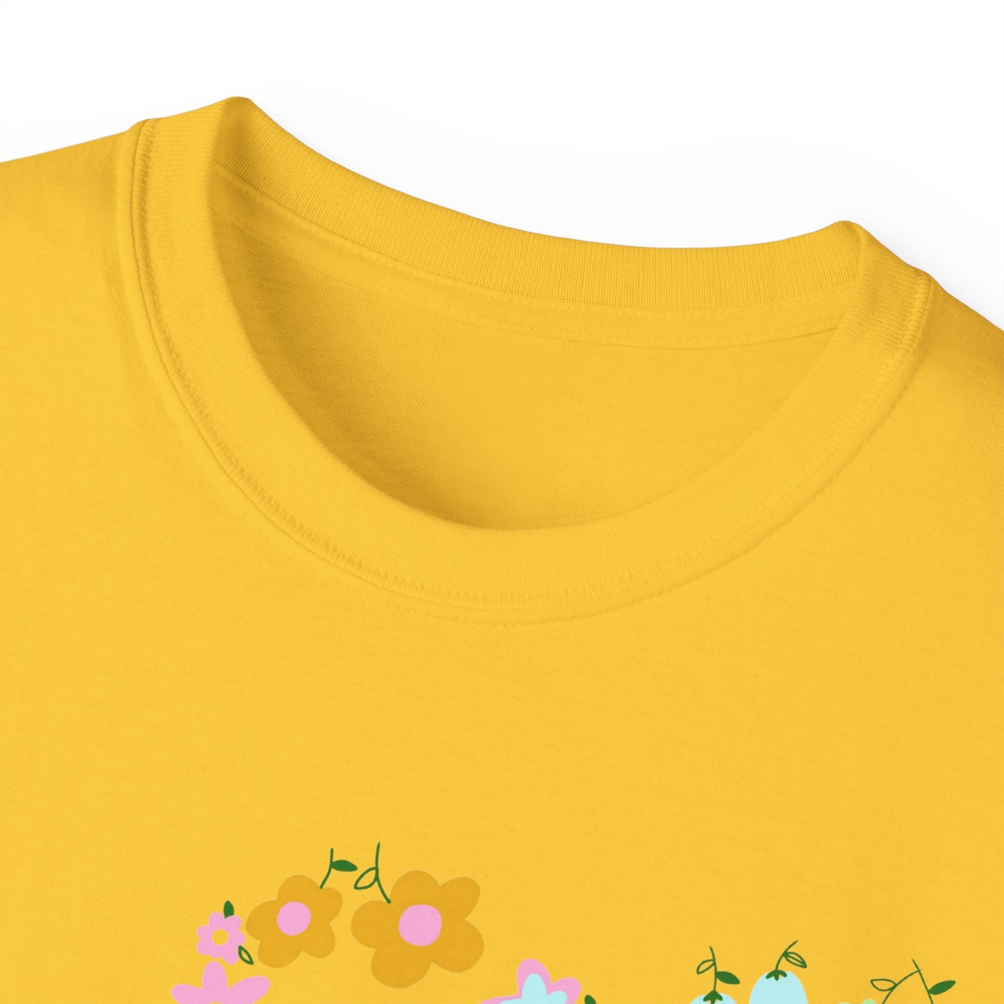 Unisex Ultra Cotton Tee Ghost Flower Heart - ihadotherplans