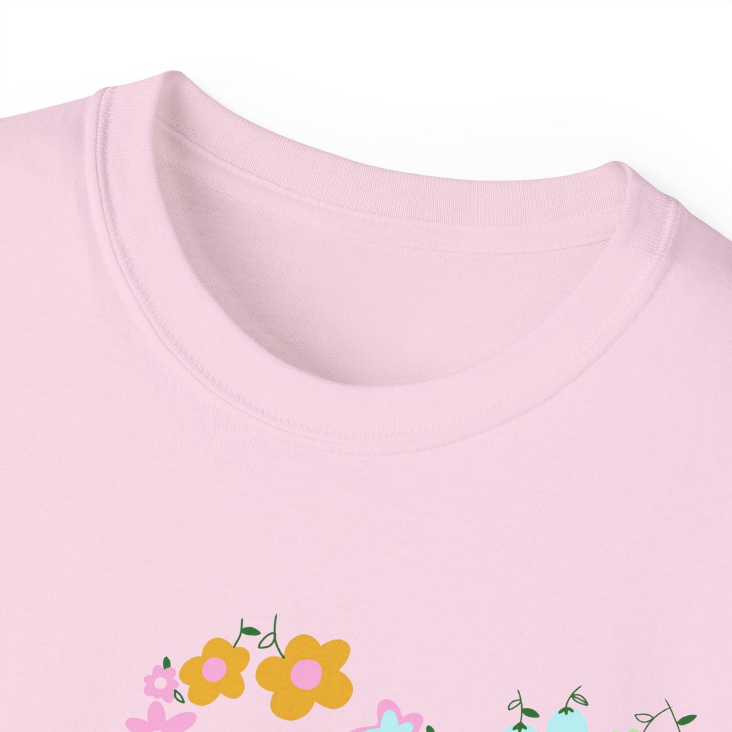 Unisex Ultra Cotton Tee Ghost Flower Heart - ihadotherplans
