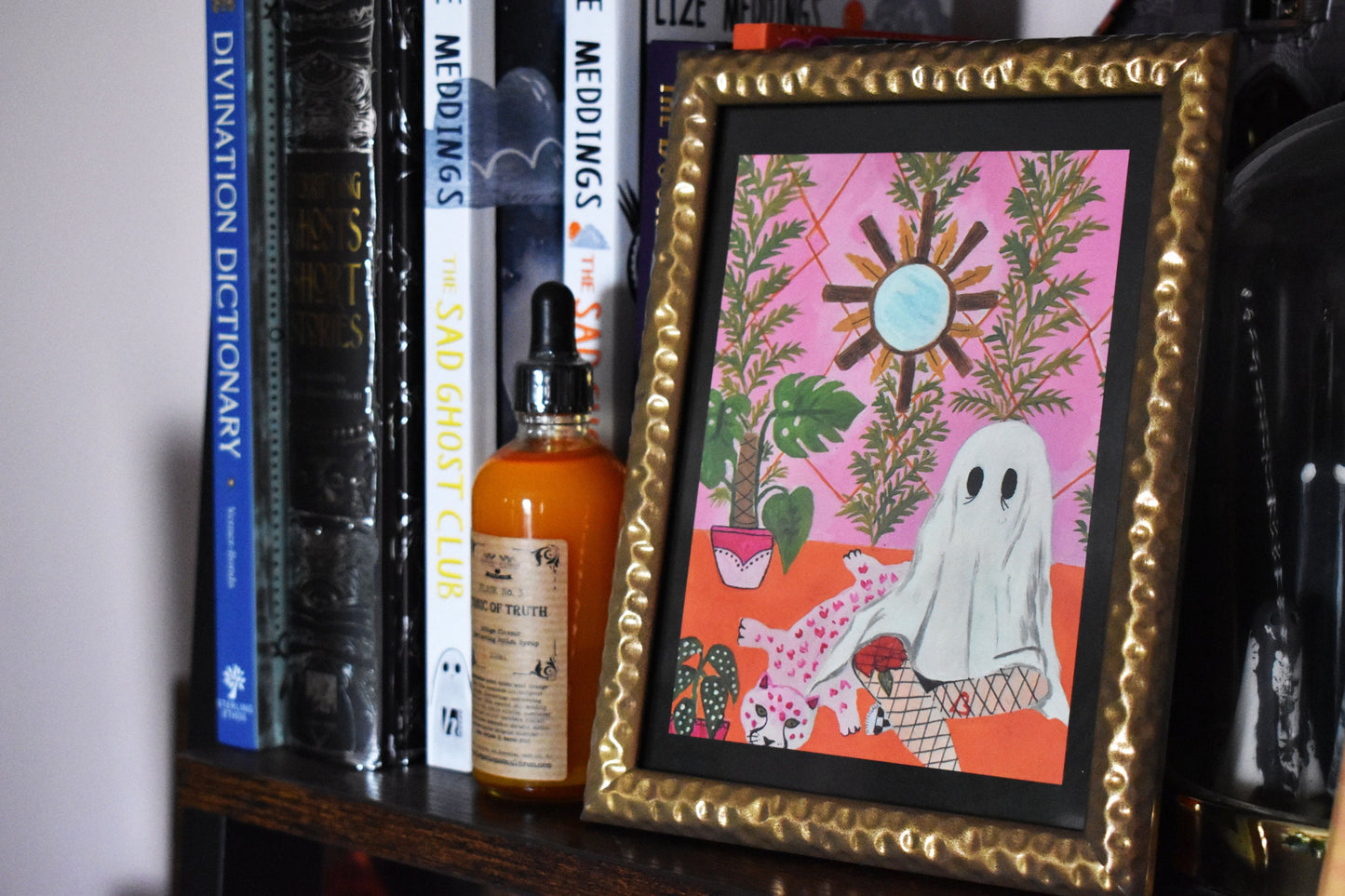 Ghost Tropical Heavyweight Art Print, A6 “I'm Always Here” -ihadotherplans