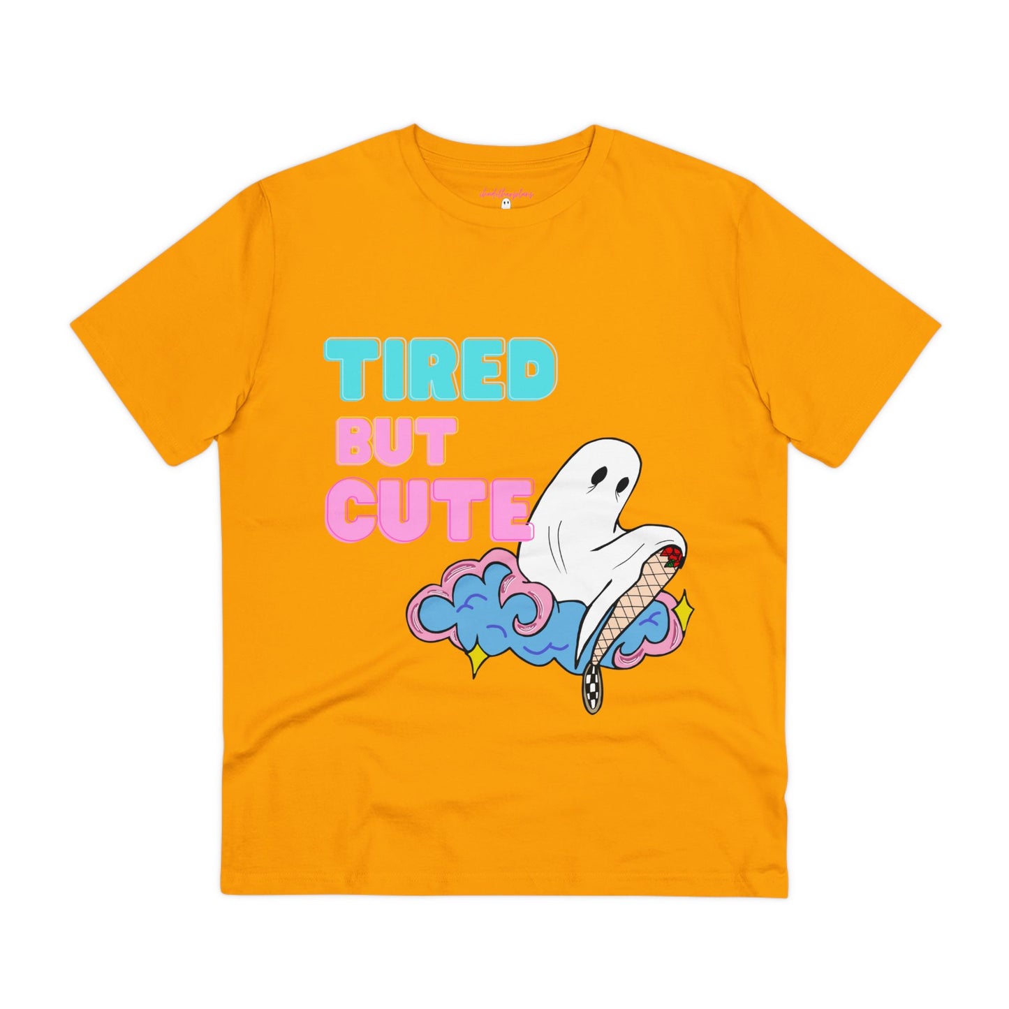 Cute But Tired Ghost on Cloud T-Shirt - ihadotherplans