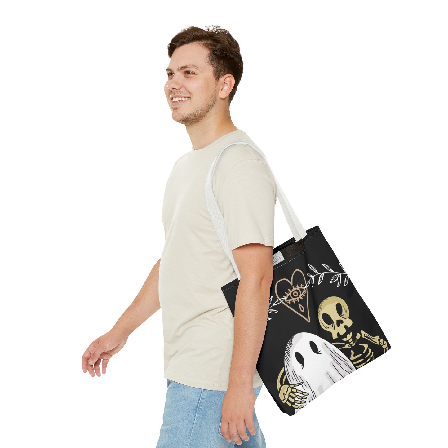 Ghost and Skeleton Tote Bag - ihadotherplans
