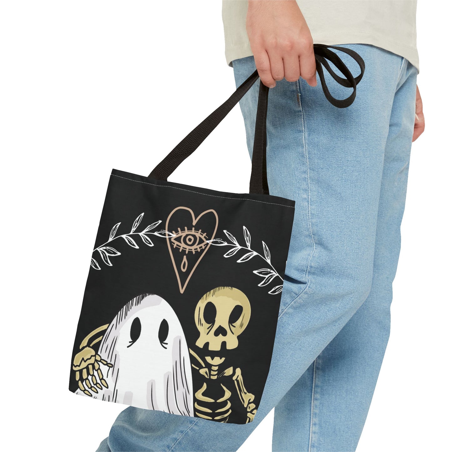 Ghost and Skeleton Tote Bag - ihadotherplans