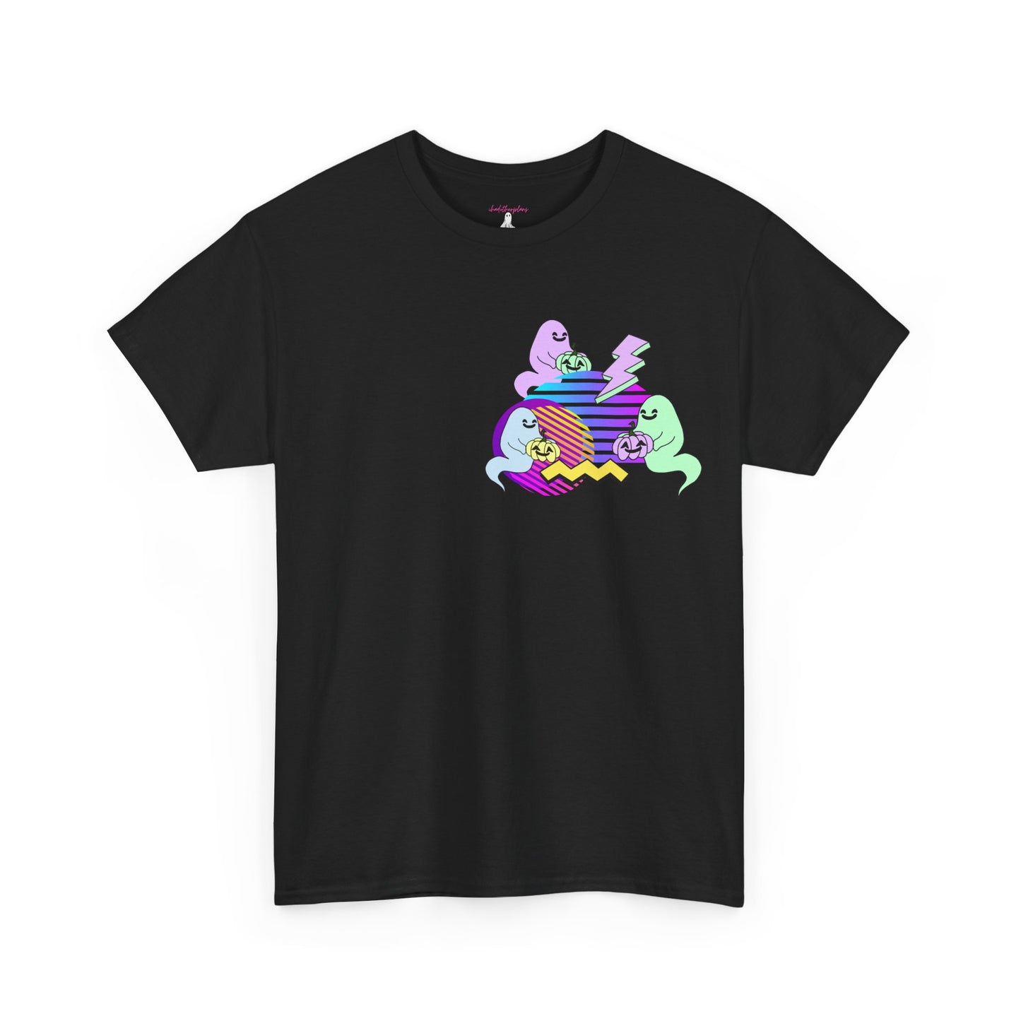 80s Inspired Ghost Unisex Heavy Cotton Tee -ihadotherplans