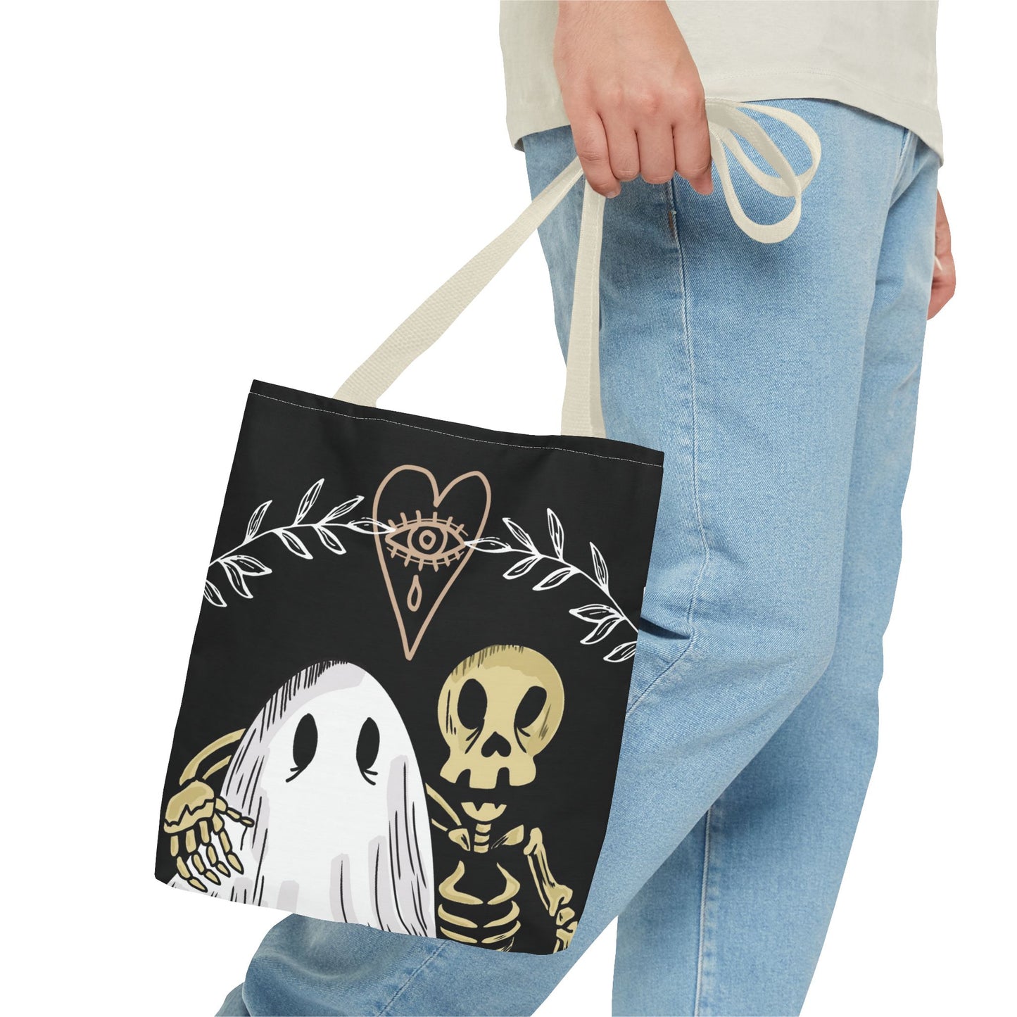 Ghost and Skeleton Tote Bag - ihadotherplans