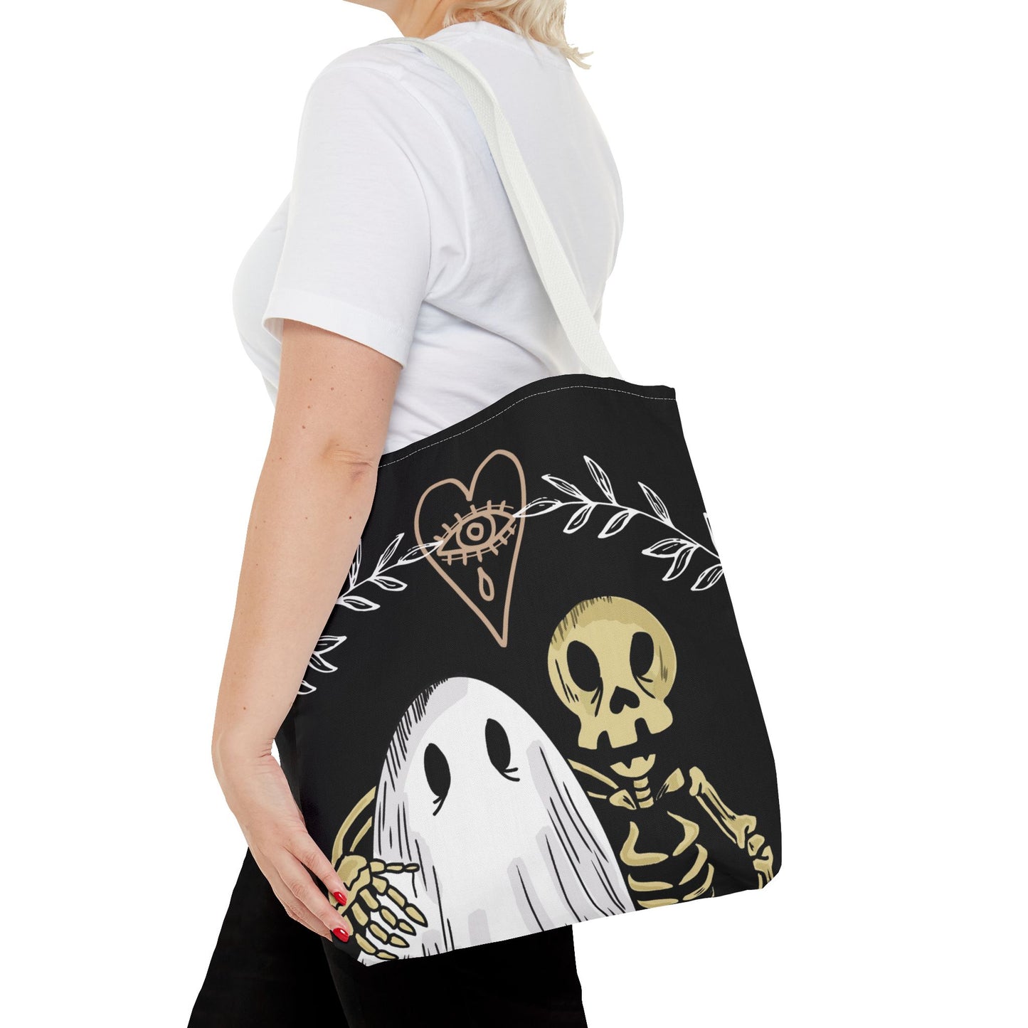 Ghost and Skeleton Tote Bag - ihadotherplans