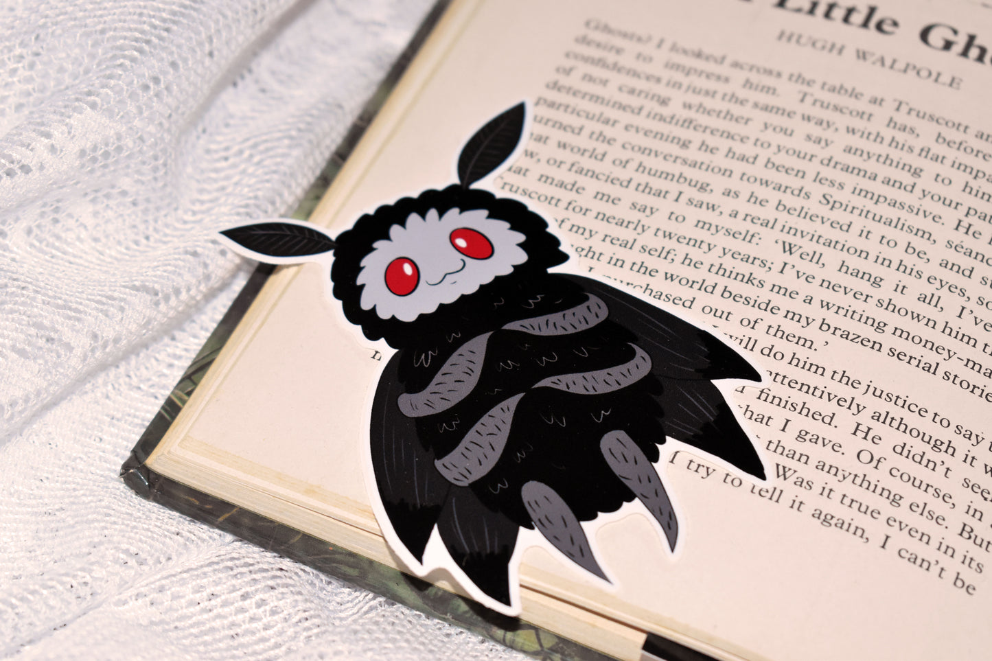 Mothman Die-Cut Glossy Sticker 10 x 7cm - ihadotherplans
