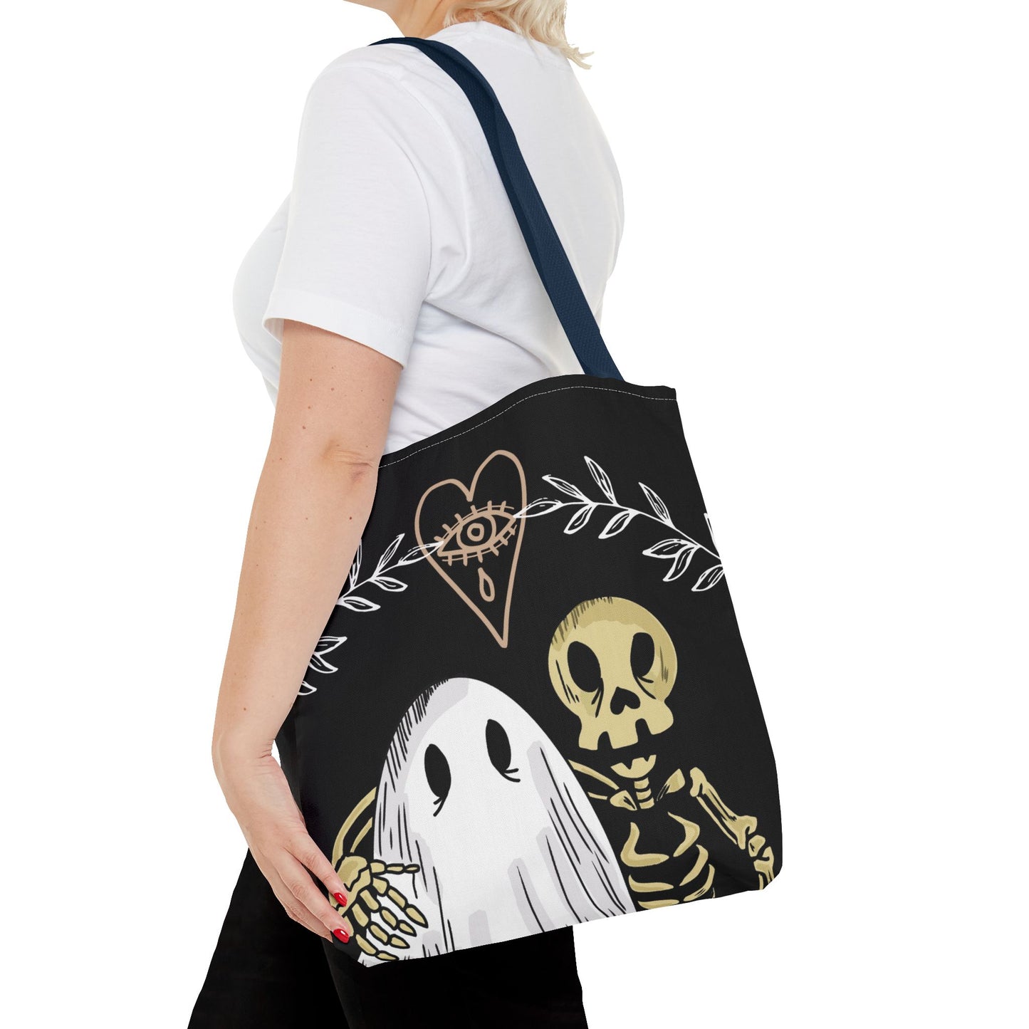 Ghost and Skeleton Tote Bag - ihadotherplans