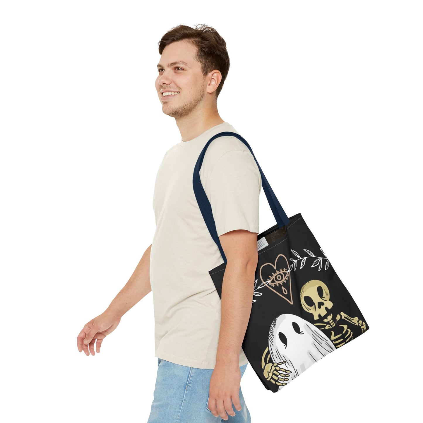 Ghost and Skeleton Tote Bag - ihadotherplans