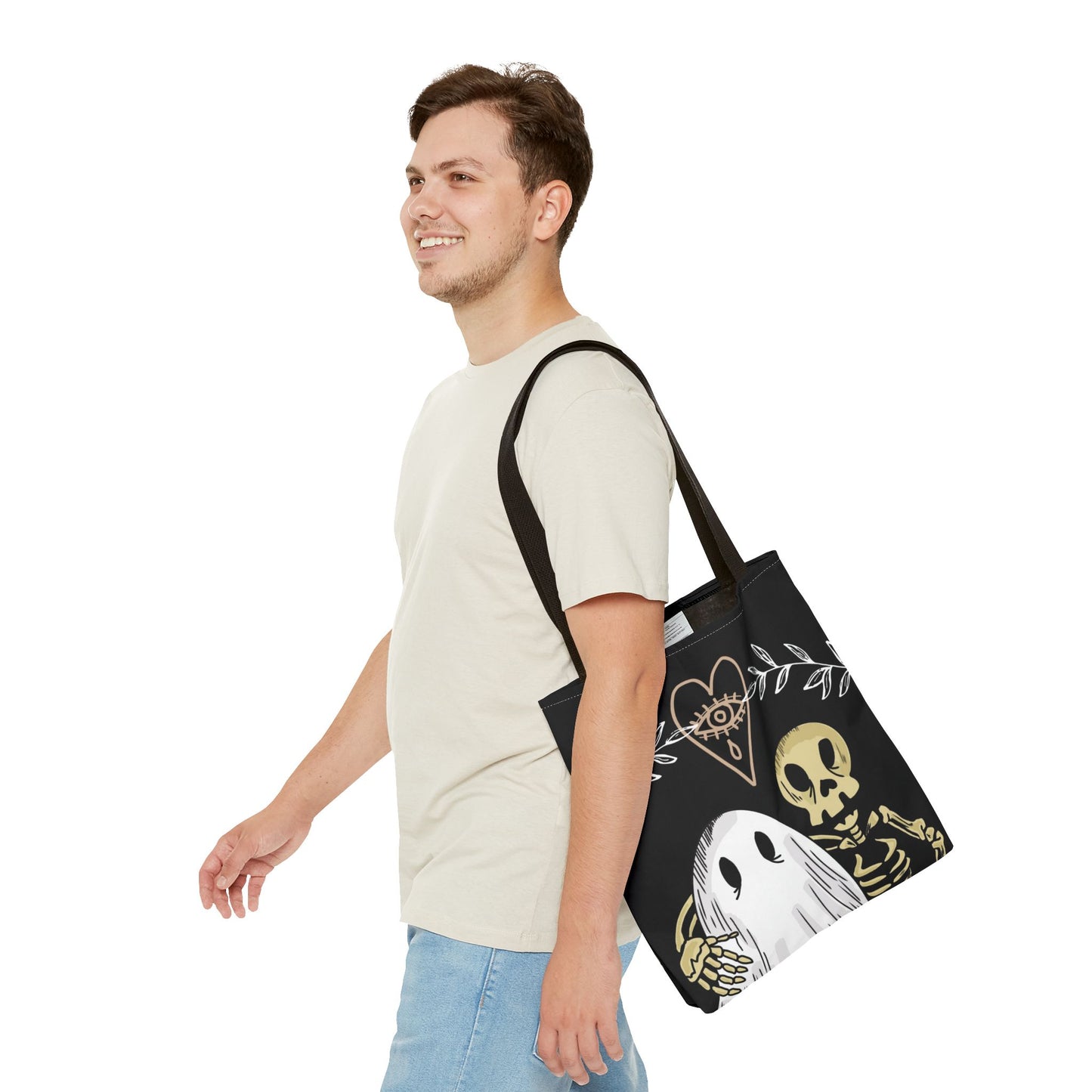 Ghost and Skeleton Tote Bag - ihadotherplans