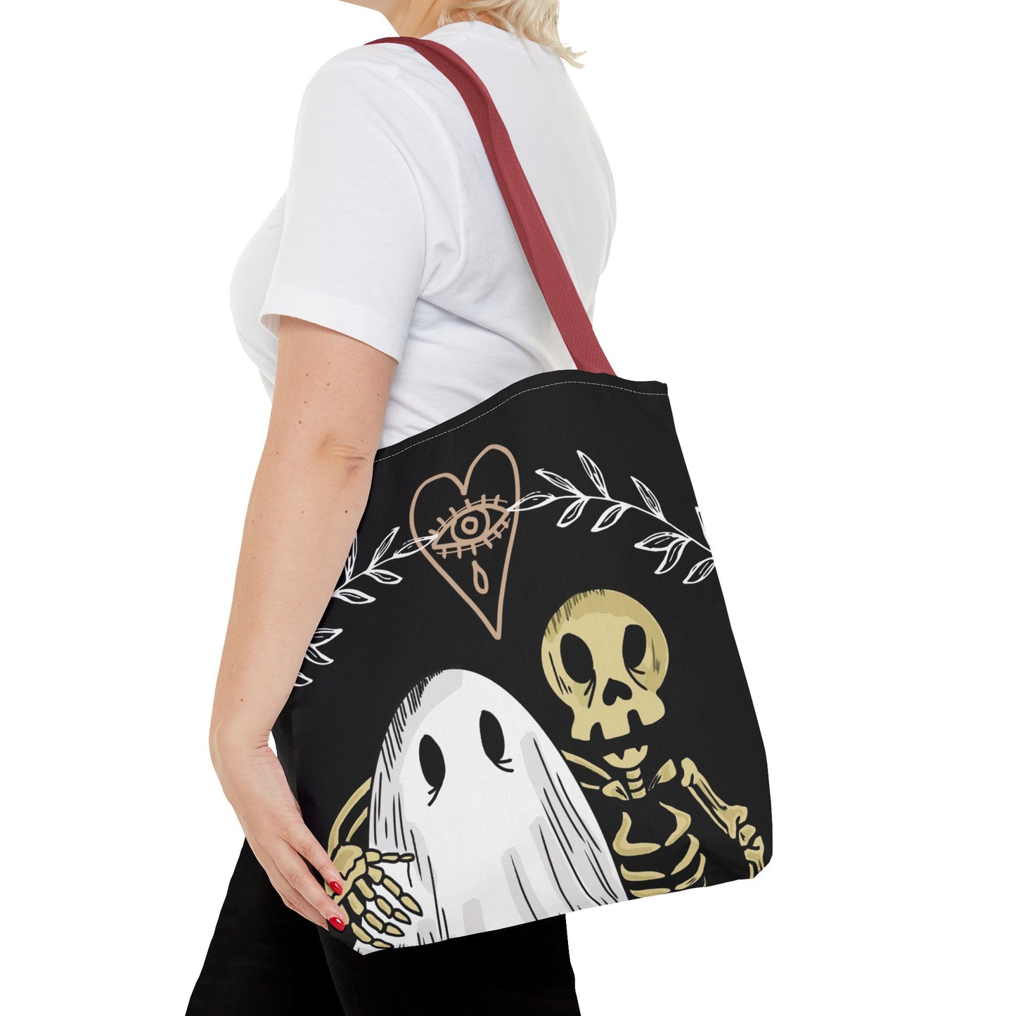 Ghost and Skeleton Tote Bag - ihadotherplans
