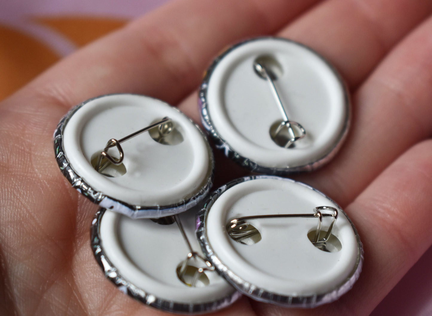 Party Ghost Button Badges 25mm - ihadotherplans